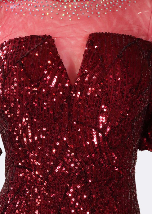 Diamond Vedette Mermaid Gown